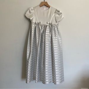 Shimmering Silver Holiday Dress